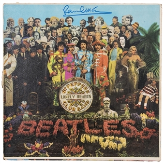 Paul McCartney Autographed "Sgt. Peppers Lonely Hearts Club Band" Beatles Album (Beckett)